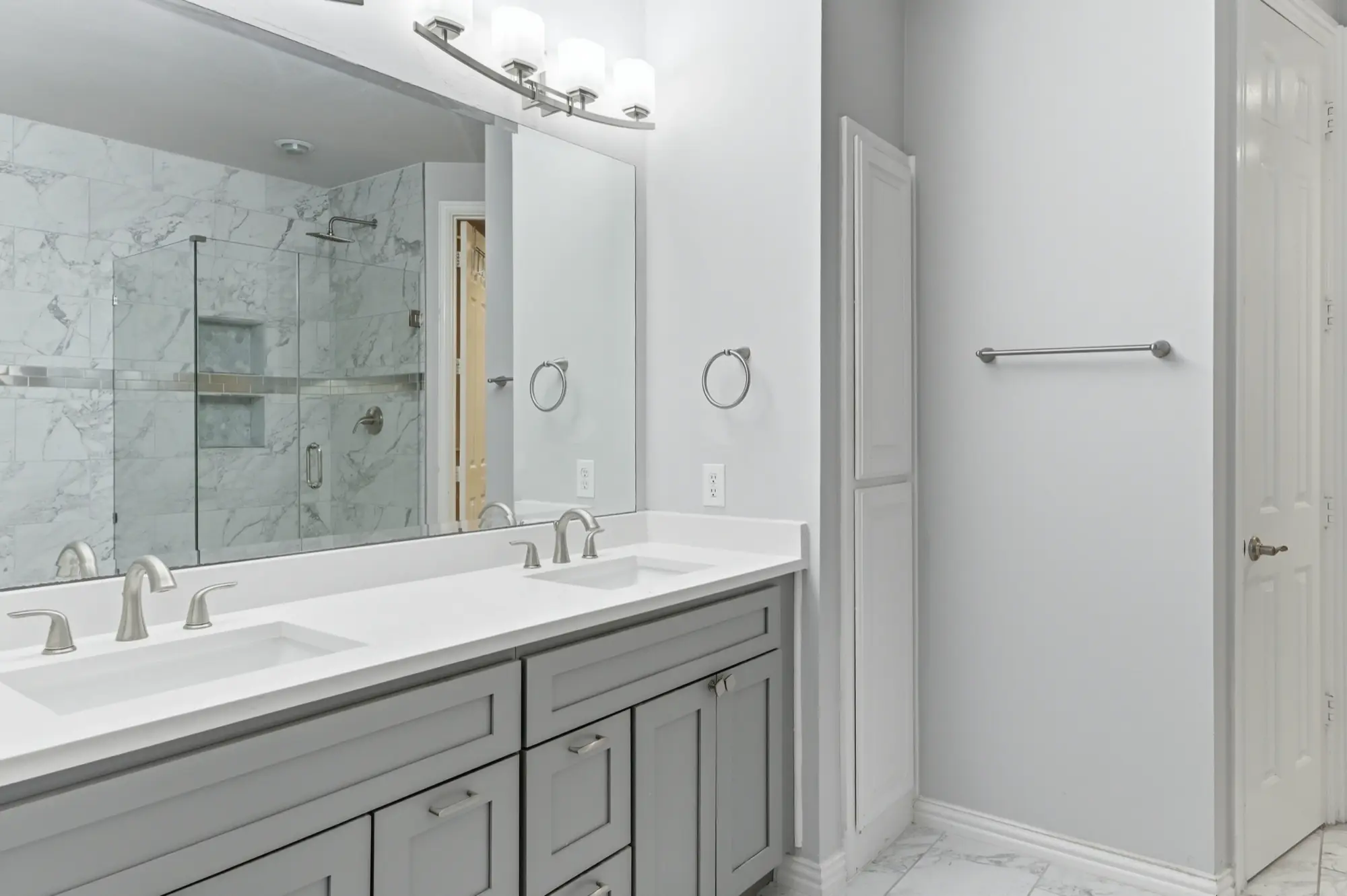 Primary bathroom vanity