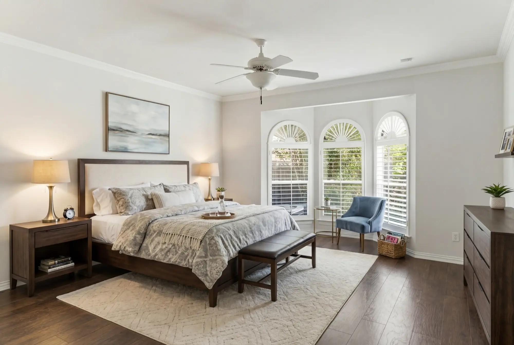 Primary bedroom suite